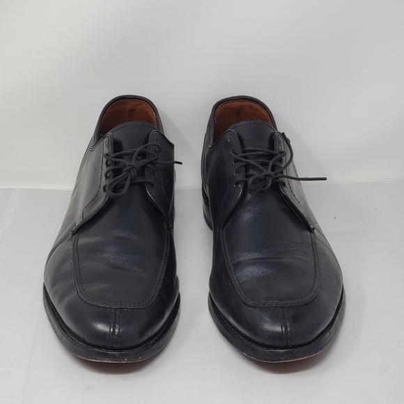 ALLEN EDMONDS La Salle Men\'s Shoes Leather Black Calf Oxford 4308 Size 13D Used main image 6